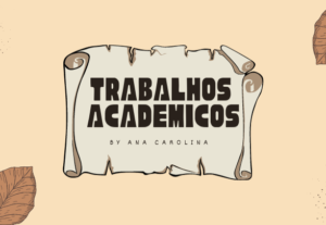 Eu vou fazer seus trabalhos acadêmicos.