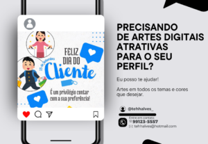 Eu vou fazer uma arte digital para o seu perfil