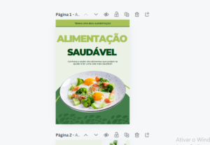 Eu vou fazer um e-book com 10 páginas