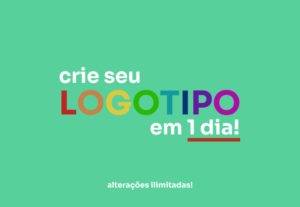 Eu vou criar sua logotipo e entregar no mesmo dia.