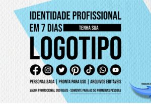 Eu vou profissionalmente criar sua marca completa.