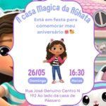 Eu vou Fazer um convite de aniversário ou evento para você.