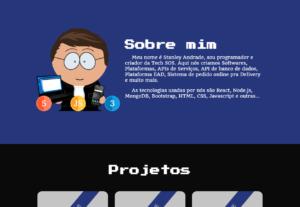 Eu vou fazer um site em html, css e javascript para você