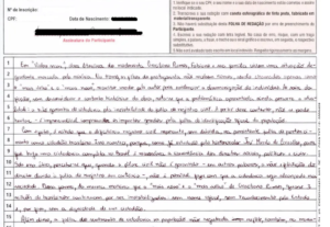Eu vou fazer uma excelente Redação sobre qualquer tema