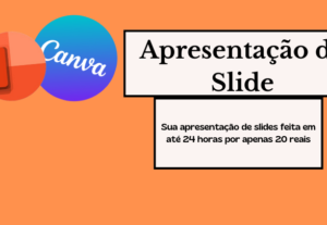 Eu vou fazer uma apresentação de slides para seu trabalho