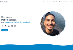 Eu vou fazer um site landing page para você.