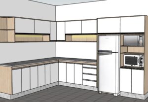 Eu vou Fazer projeto 3D do seu móvel planejado