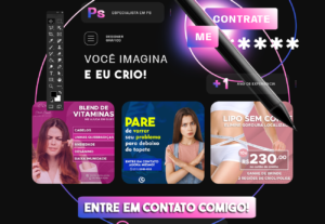 Eu vou criar uma arte profissional para sua empresa