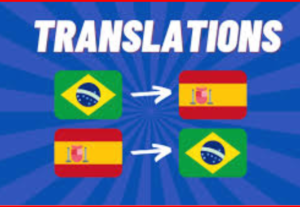 Eu vou traduzir do Español-Português ou vice-versa.