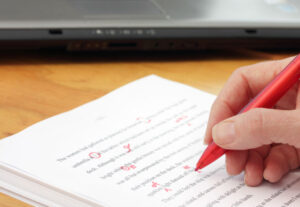Eu vou fazer a revisão de seu trabalho escrito