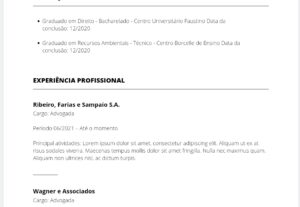 Eu vou criar ou revisar seu currículo