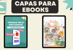 Eu vou fazer capa para seu ebook