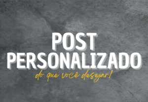 Eu vou criar um post incrível para você.