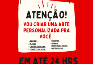 Eu vou Fazer qualquer arte para mídias sociais