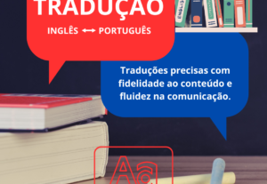 Eu vou fazer tradução do inglês para o português