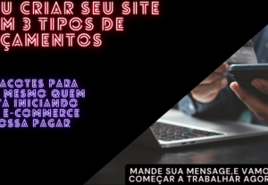 Eu vou criar sua loja online.