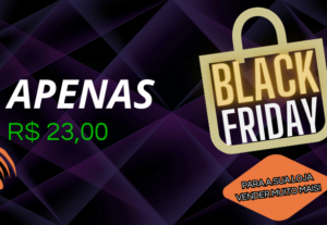 Eu vou fazer banners de black friday para a sua loja virtual