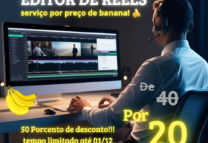 Eu vou Criar seu reels ou vídeo curto