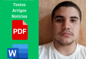 Eu vou traduzir textos, artigos, etc do inglês para portuguê...