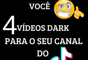 Eu vou produzir quatro vídeos dark para seu canal do tiktok