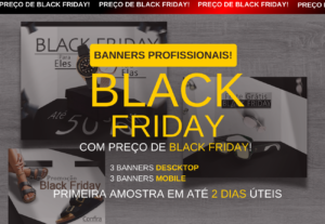 Eu vou Criar Seus Banners de Black Friday