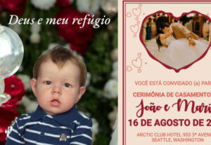 Eu vou Fazer seu convite,e a edição das suas fotos