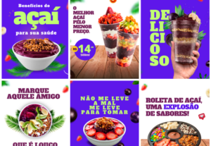 Eu vou criar 4 posts para seu Instagram com legenda atrativa...