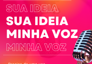 Eu vou dublar ou narrar sua ideia