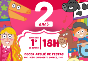 Eu vou fazer o seu convite para aniversários
