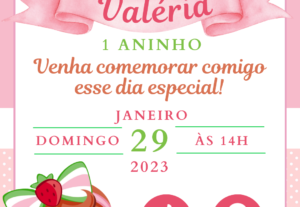 eu vou fazer convites para voce
