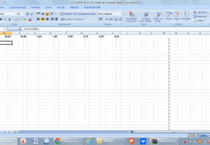 Eu vou fazer suas planilhas no excel