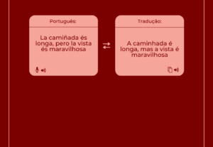 Eu vou traduzir textos do espanhol para o português para voc...