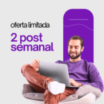 Eu vou fazer 2 Posts Semanais para Facebook e Instagram