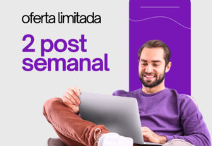 Eu vou fazer 2 Posts Semanais para Facebook e Instagram