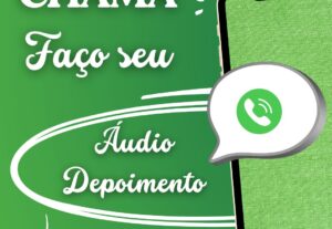 Eu vou gravar um áudio propaganda para seu produto/serviço.