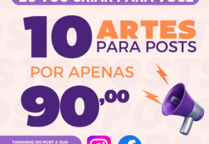 Eu vou fazer 10 artes profissionais para você