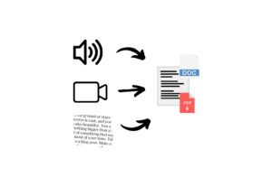 Eu vou digitar seus documentos e converter para pdf ou .doc