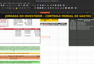 Eu vou fazer Planilha de controle financeiro simples