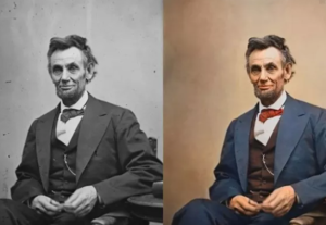 Eu vou transformar suas fotos antigas em lembranças colorida...