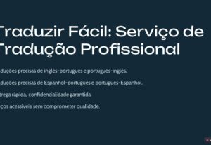 Eu vou fazer a tradução do seu texto para inglês ou espanhol