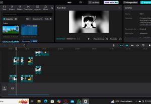 Eu vou editar cortes com legendas para shorts