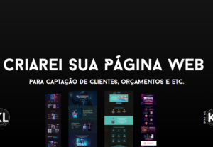 Eu vou criar uma página web de sua preferência.