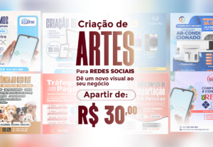 Eu vou fazer artes para tuas redes sociais