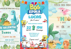 Eu vou fazer um convite para sua festa