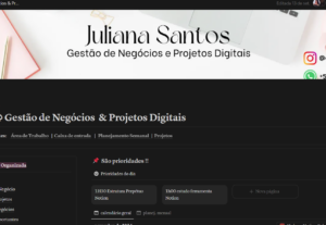 Eu vou criar seu Template no Notion Personalizado