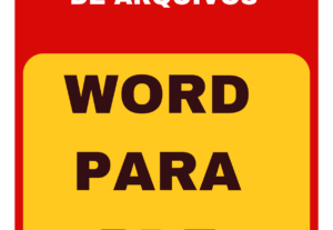 Eu vou converter seu arquivo word/jpg para pdf.