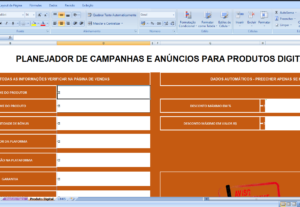 Eu vou enviar Planilha para suas campanhas Google Ads.