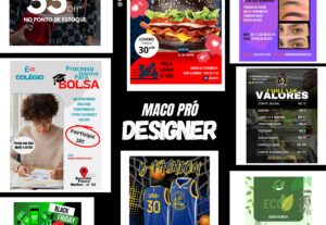 Eu vou fazer cartazes e panfletos personalizados para você