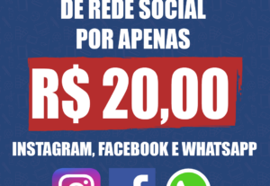 Eu vou fazer seu post para rede social