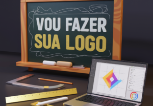 Eu vou fazer um logotipo moderno e original e unico com ia